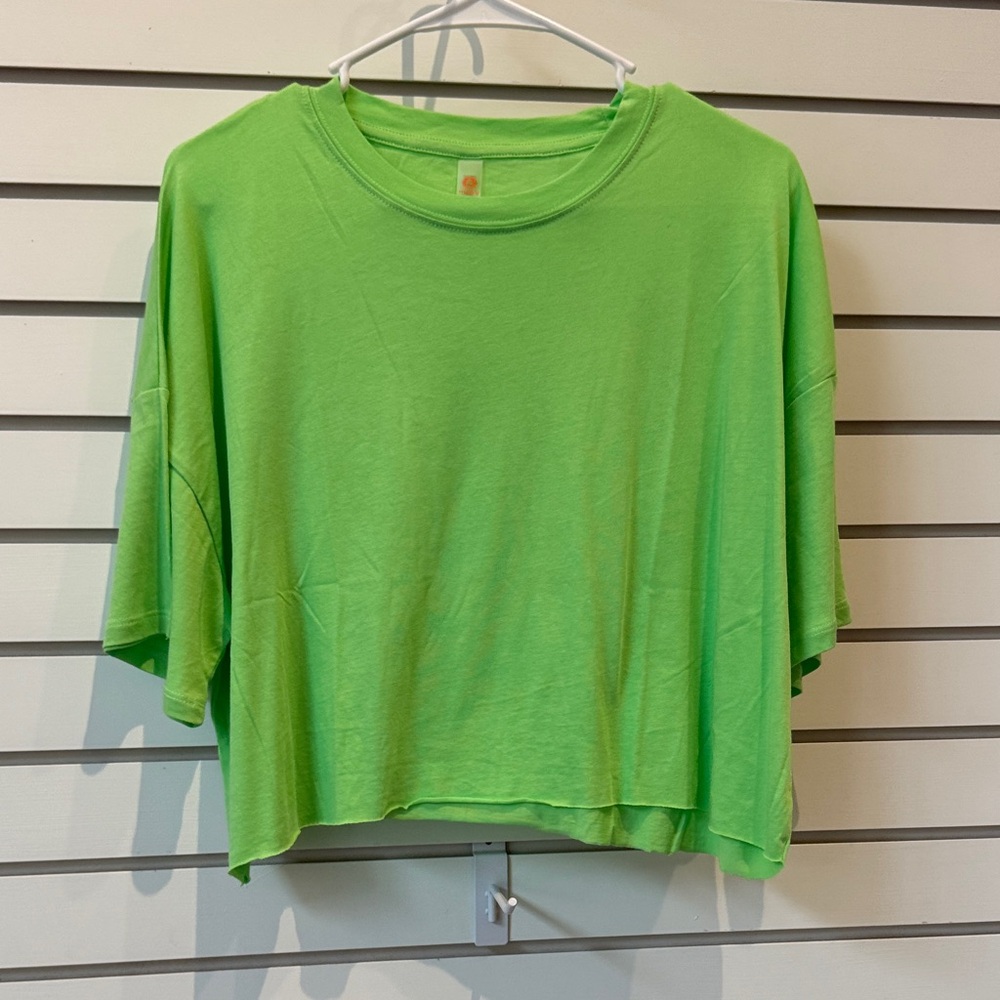 Mono B Lime Green Women's Crop Top. Never Worn or Washed!